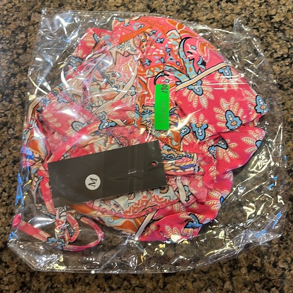 Boho pink random designs. on or off the shoulder Pink, turquoise, blue, white - Picture 10 of 14